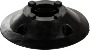 Słupek parkingowy blokujący FLEXPIN | PCV, 100 cm, na stopie, uchylny